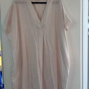 H&M Tan Oversized Boxy Tunic Top